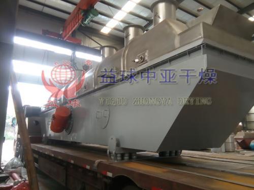 我公司制造ZLG-9×1.2m振動(dòng)流化床<a href='http://www.tupvw34.cn/Product/SSearch_--%E5%B9%B2%E7%87%A5%E6%9C%BA.html' target='_blank'>干燥機(jī)</a>發(fā)貨現(xiàn)場(chǎng)