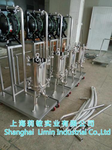 我司高質量小推車過濾系統投入使用！